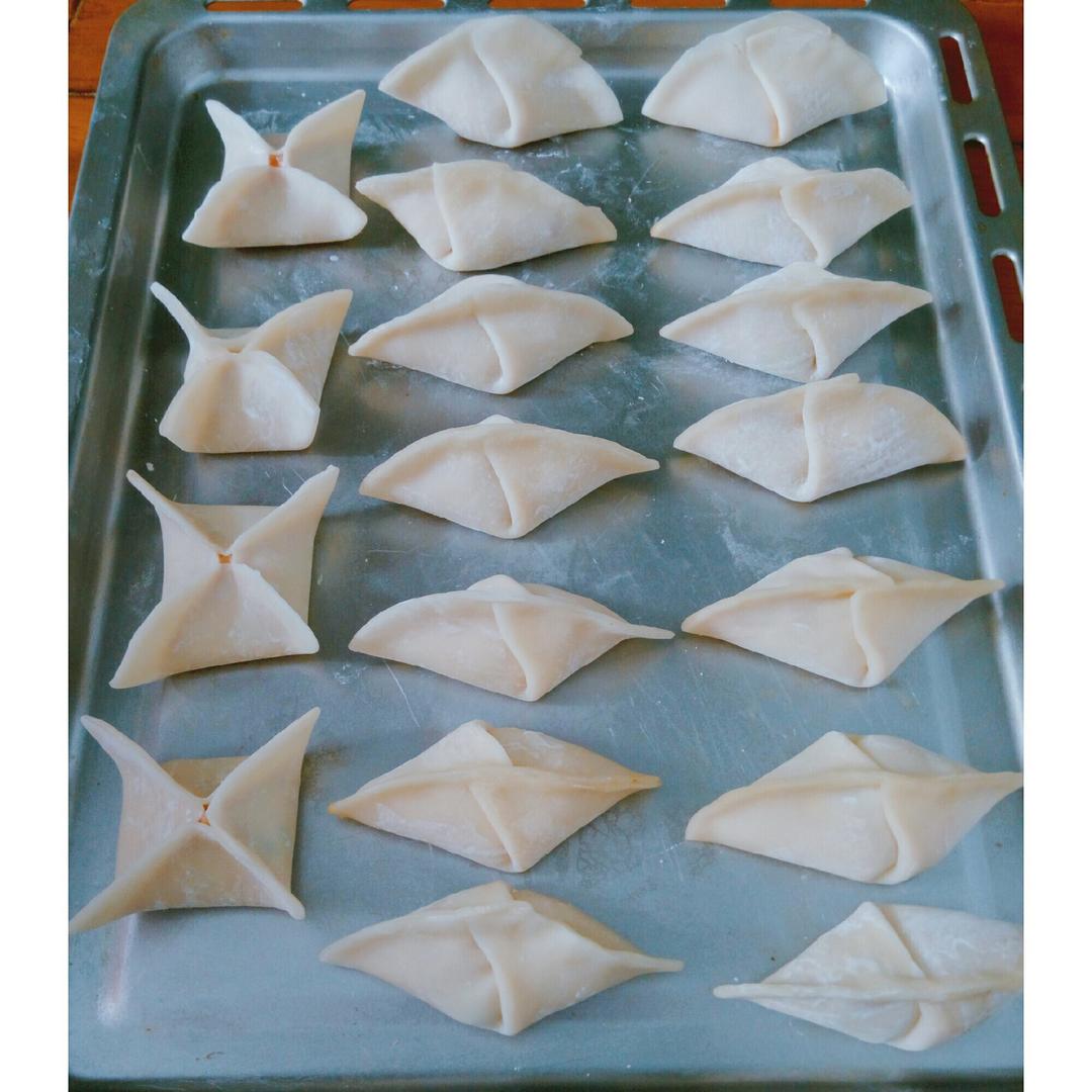 饺子的包法￣ω￣菜鸟一秒钟学会