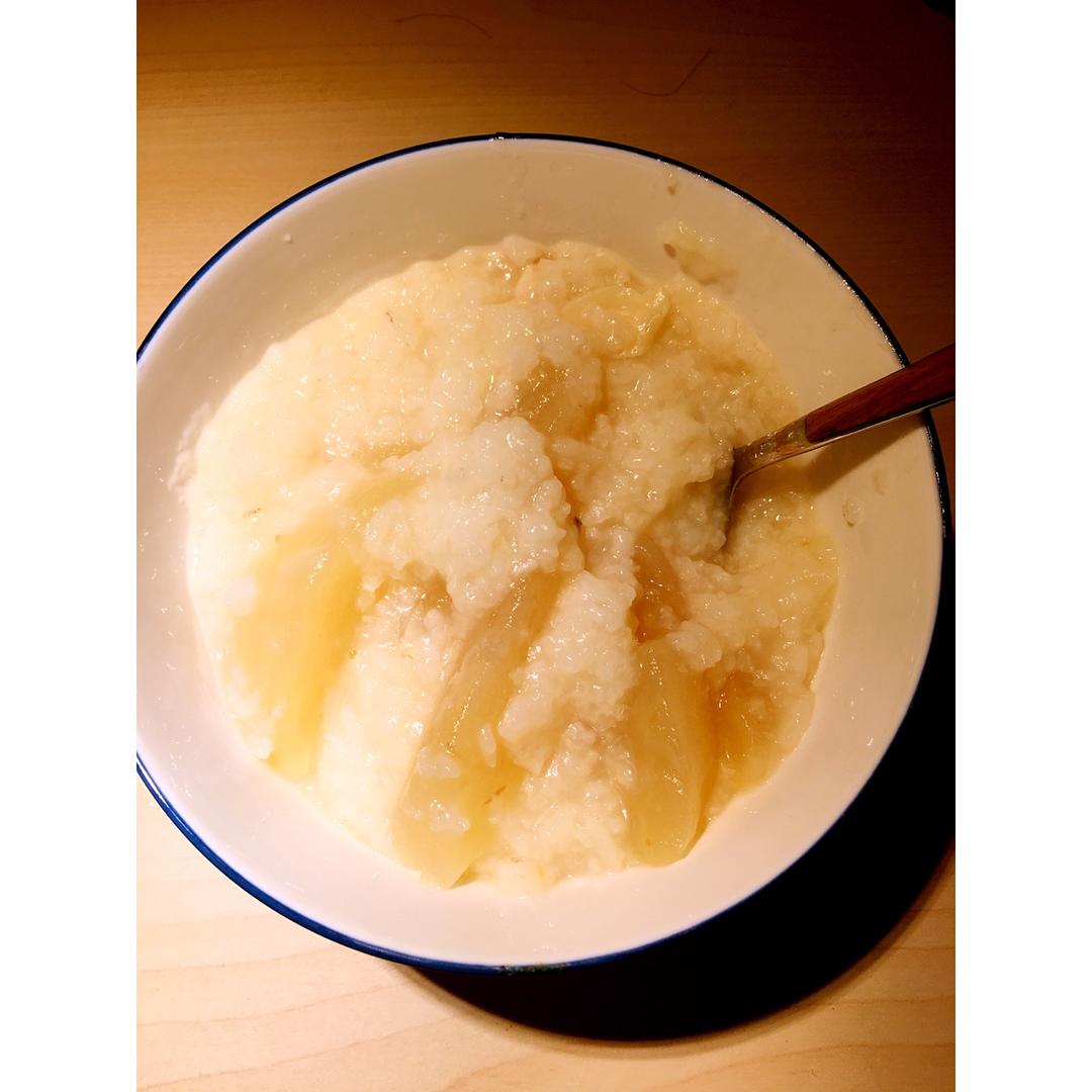 冰糖百合雪梨粥