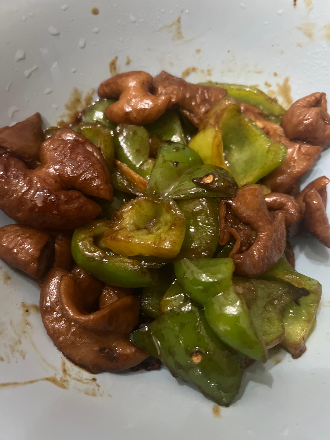 青椒肥肠