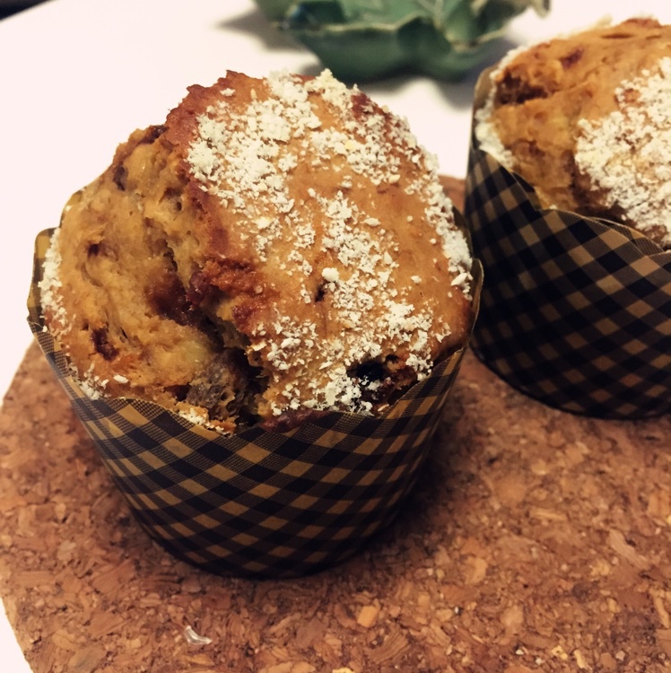 红糖全麦香蕉马芬