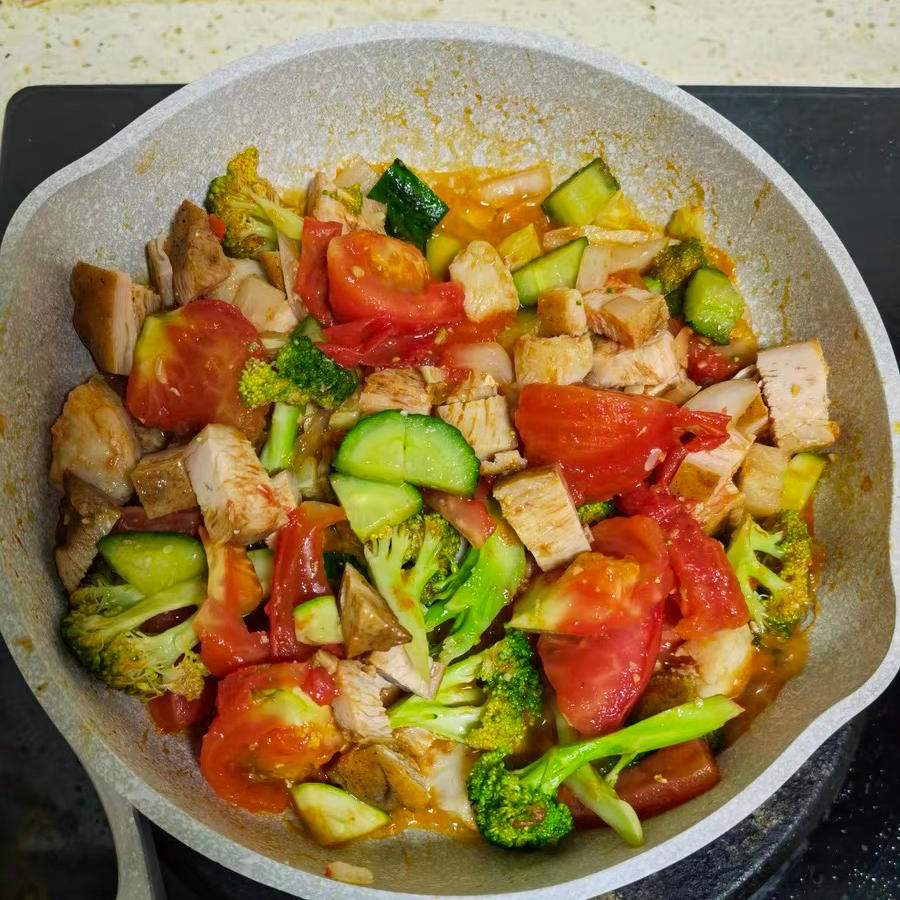 低脂高蛋白烟熏鸡胸肉轻食沙拉|快乐享瘦