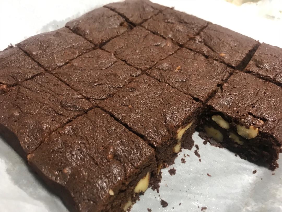 美式经典配方：巧克力布朗尼（The Perfect Brownies)