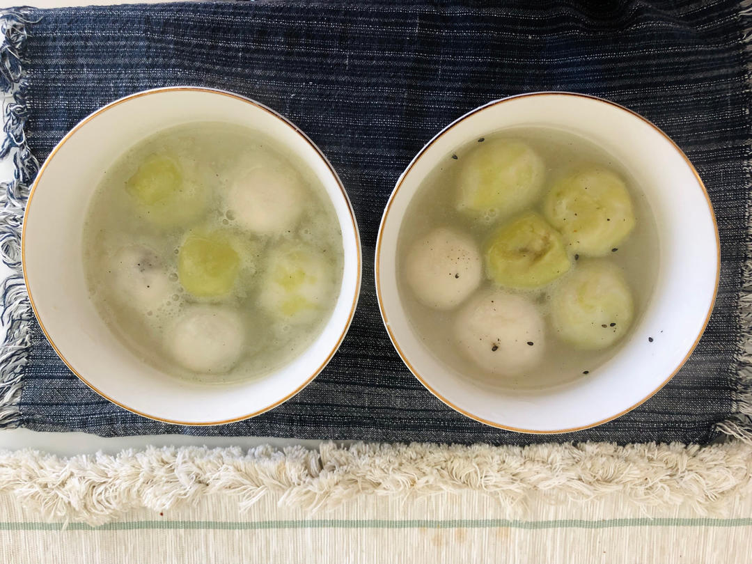 彩蔬汤圆（星空汤圆）