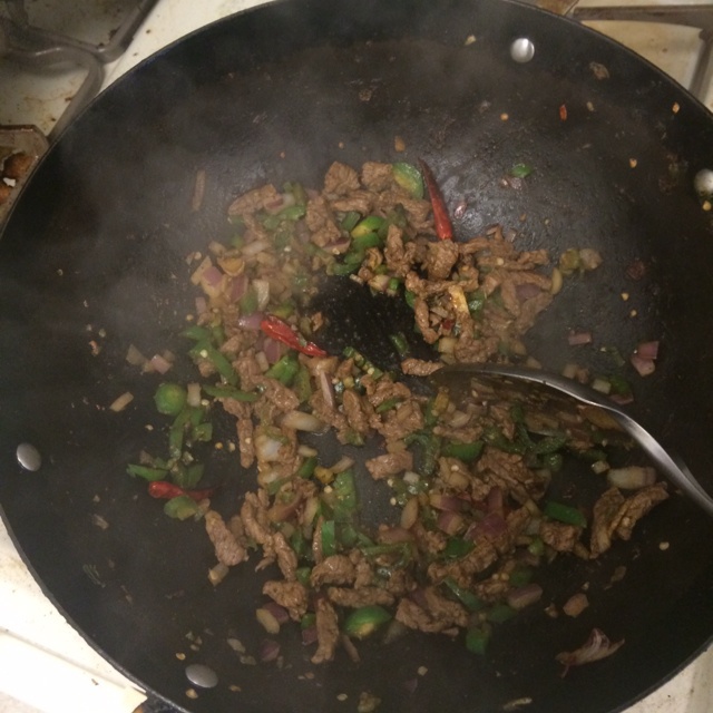 孜然牛肉粒