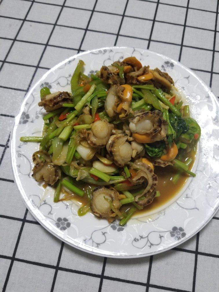 家常小炒扇贝肉