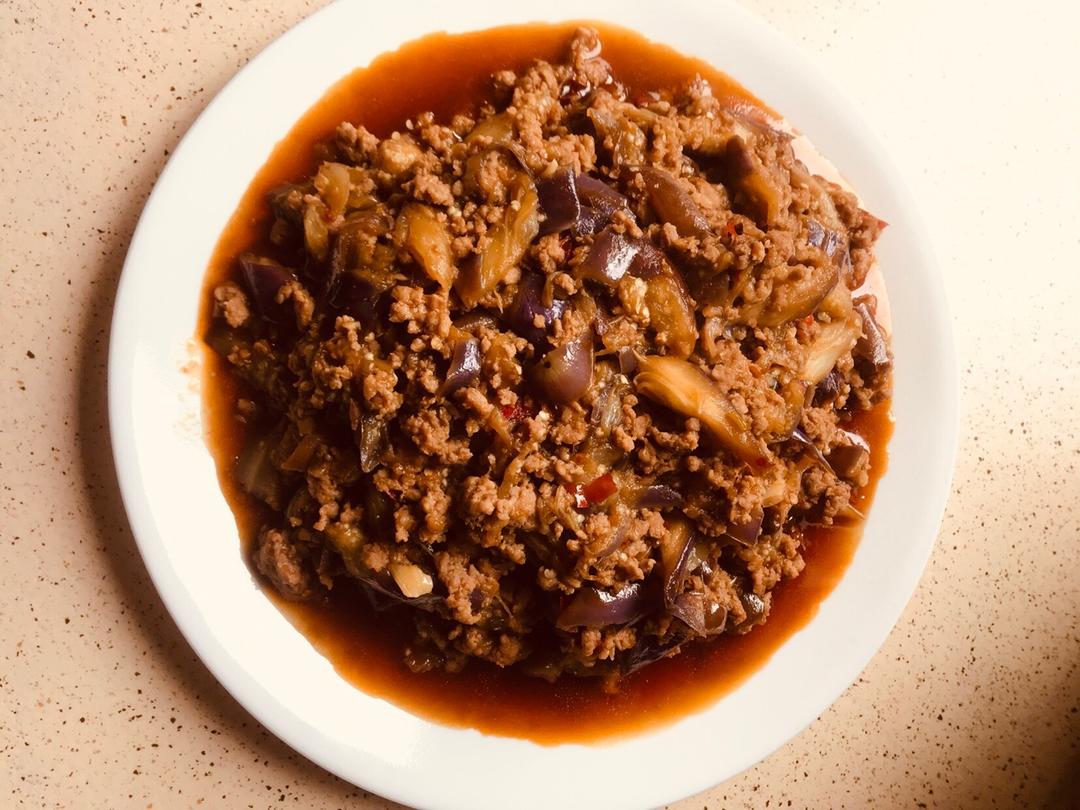 肉沫烧茄子(无敌下饭菜)