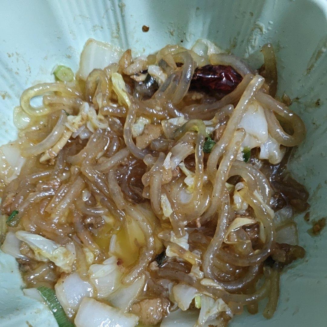 大白菜炒粉丝