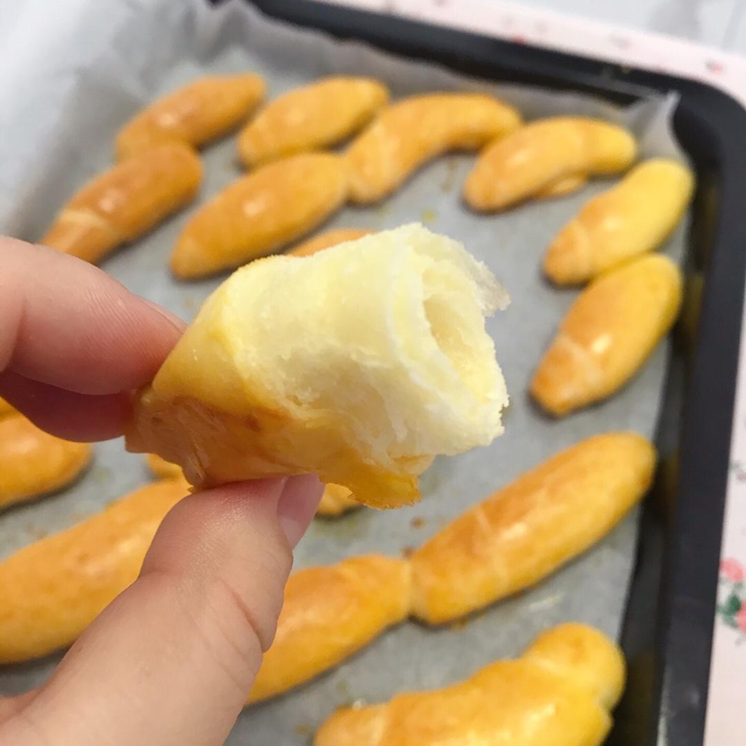 超松软手揉牛角面包