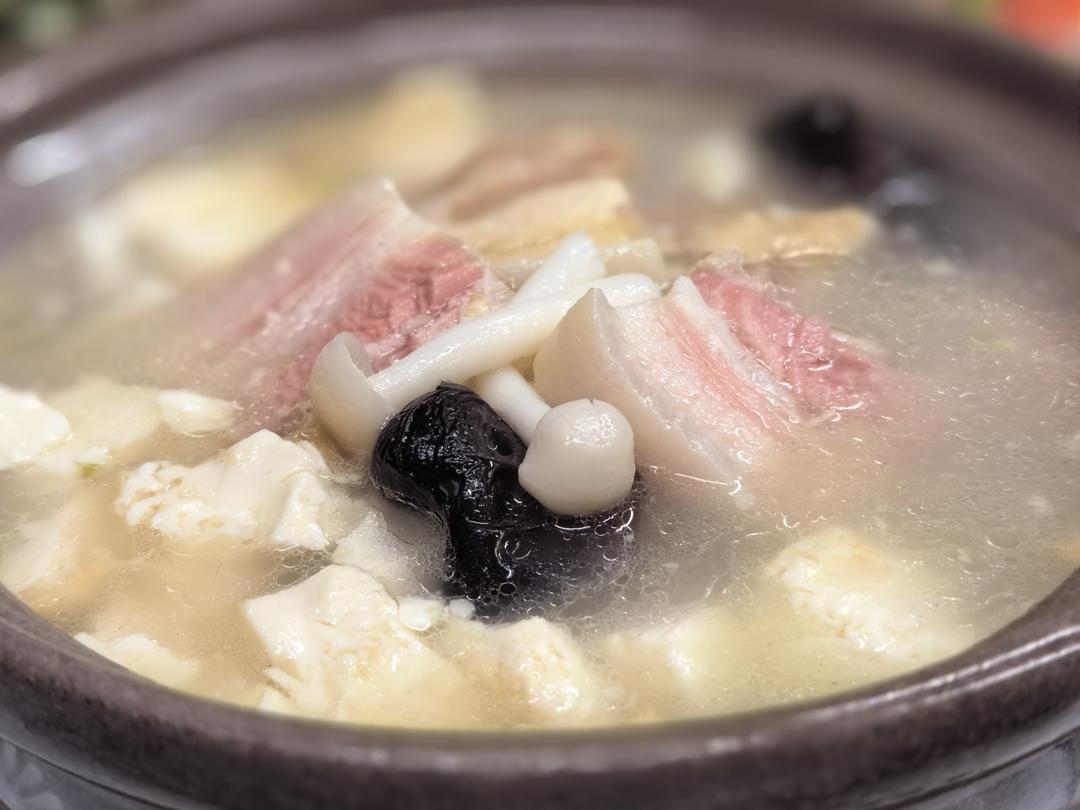 家常咸肉豆腐汤