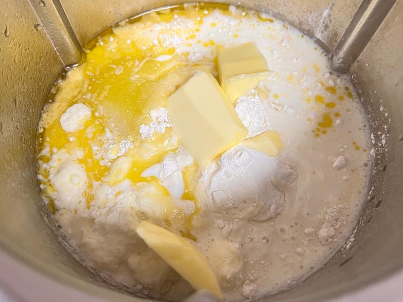 纯奶手撕吐司的做法 步骤1