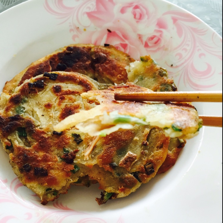 自制葱油饼