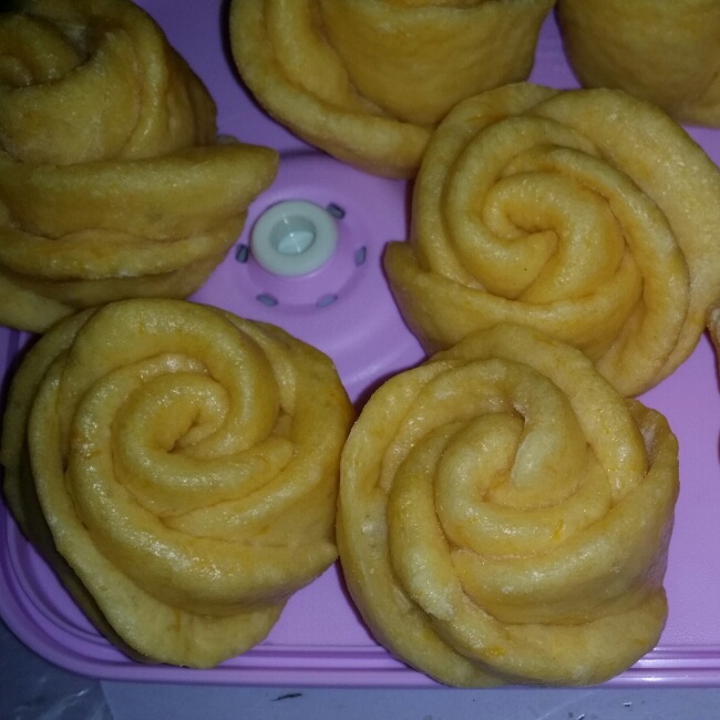 黄玫瑰馒头