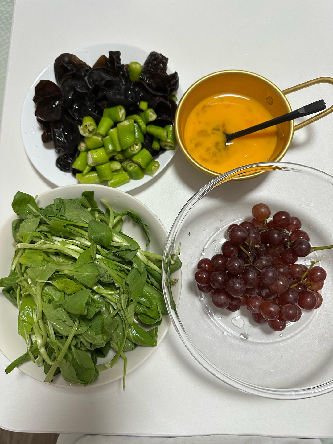 黑木耳青椒炒鸡蛋（营养又下饭）