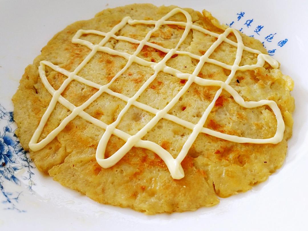 悦晓筱做的香蕉牛奶鸡蛋饼
