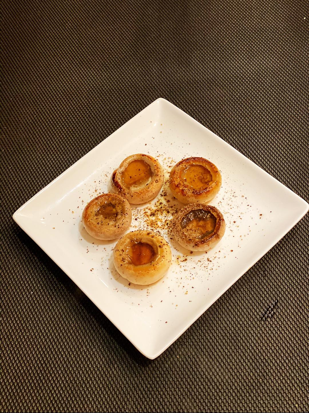 香煎口蘑的做法