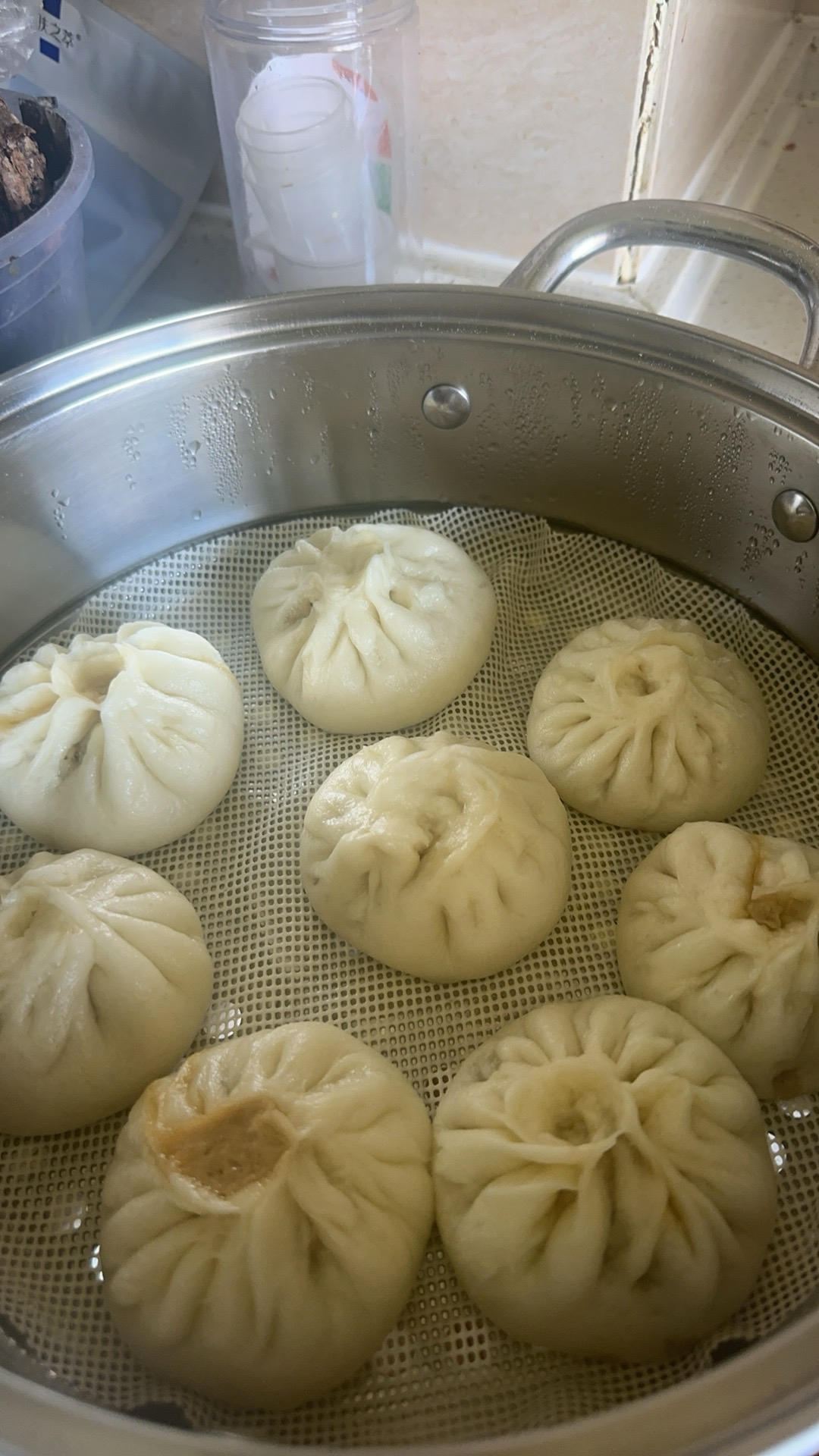 又美又暄软的——豆沙包！