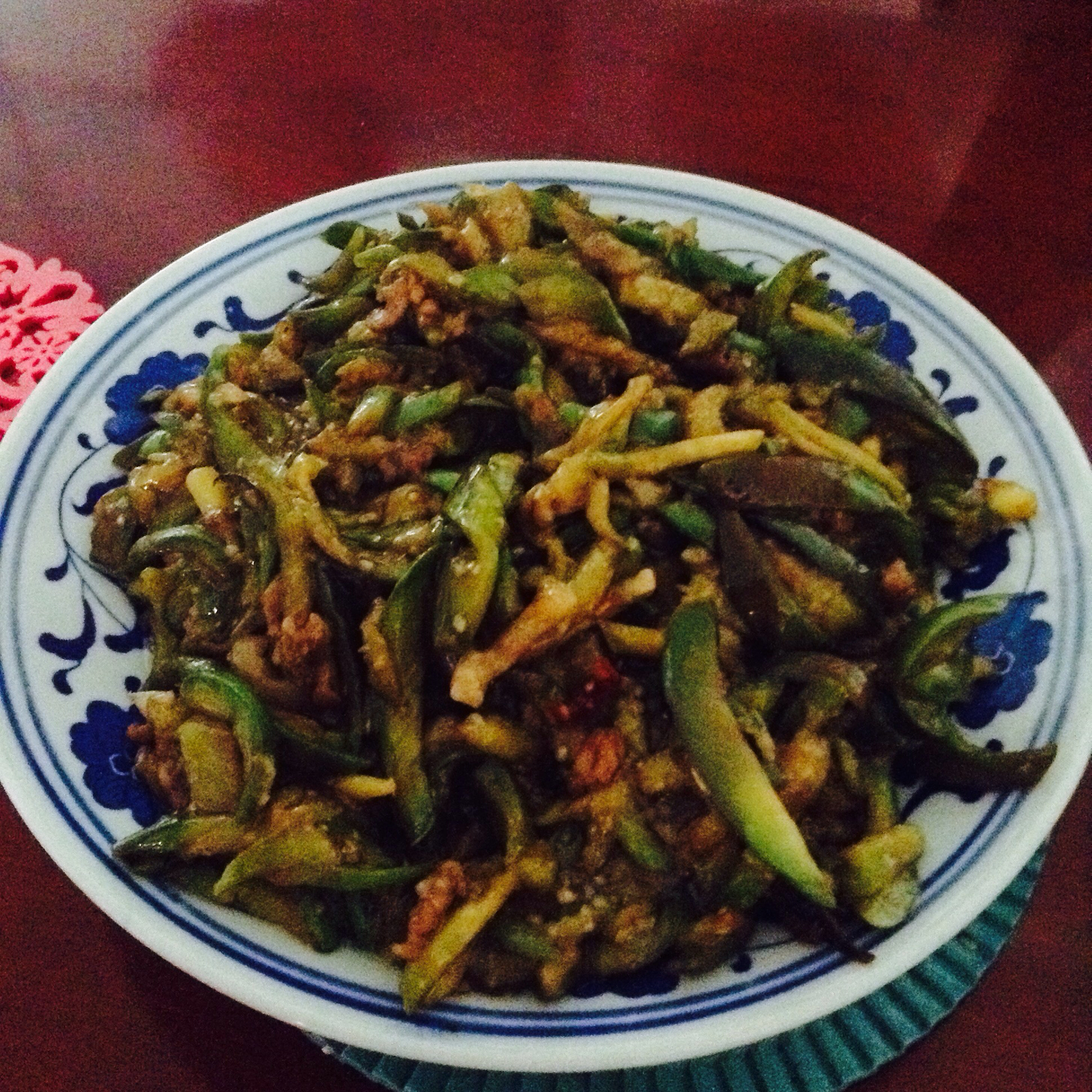 红烧肉沫茄子