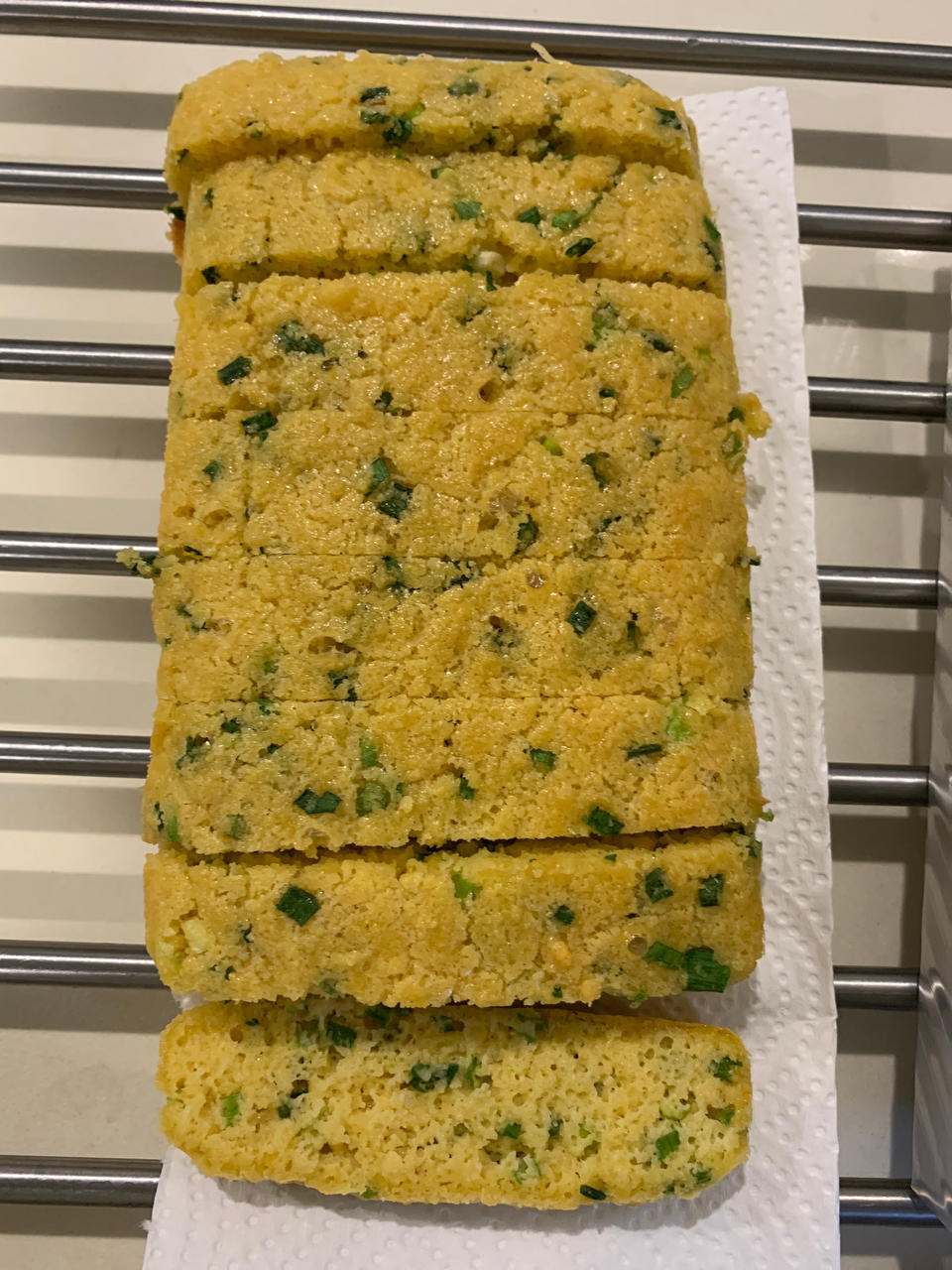 超级简单   低碳生酮～葱香蛋糕