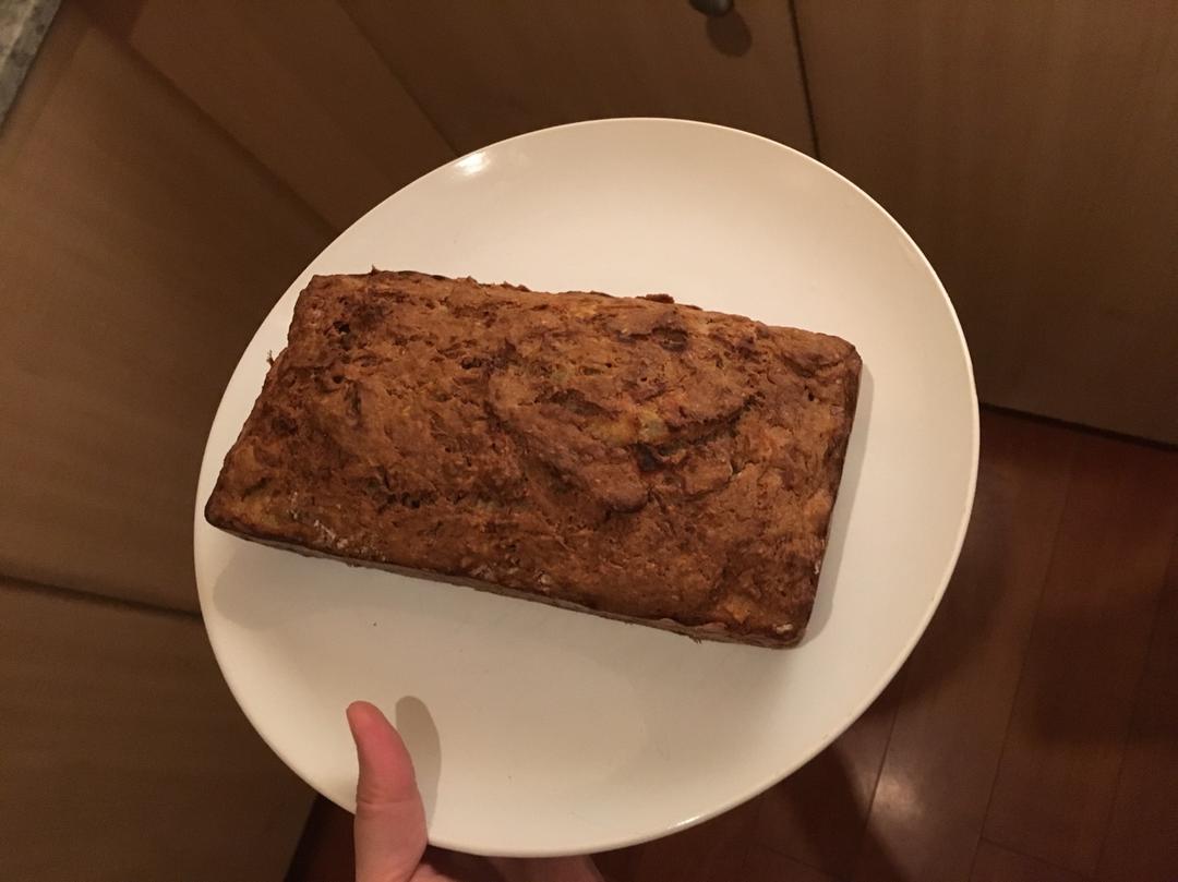 100%全谷物香蕉快手面包丨健康·烘焙