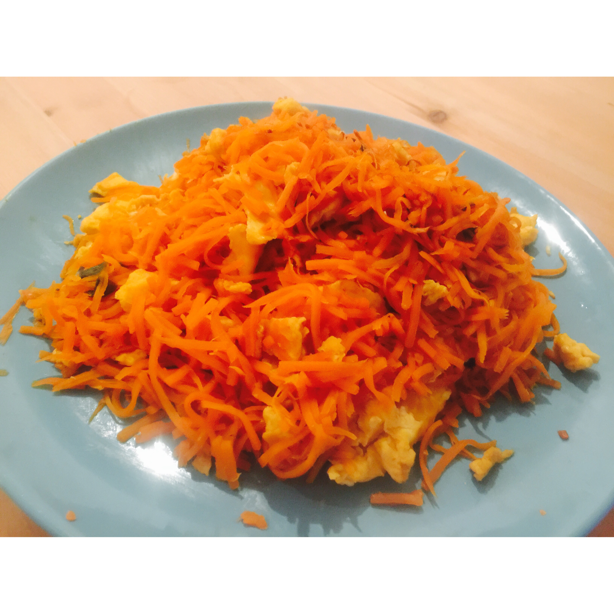 胡萝卜豉油炒鸡蛋 男女老少都爱的快手营养菜