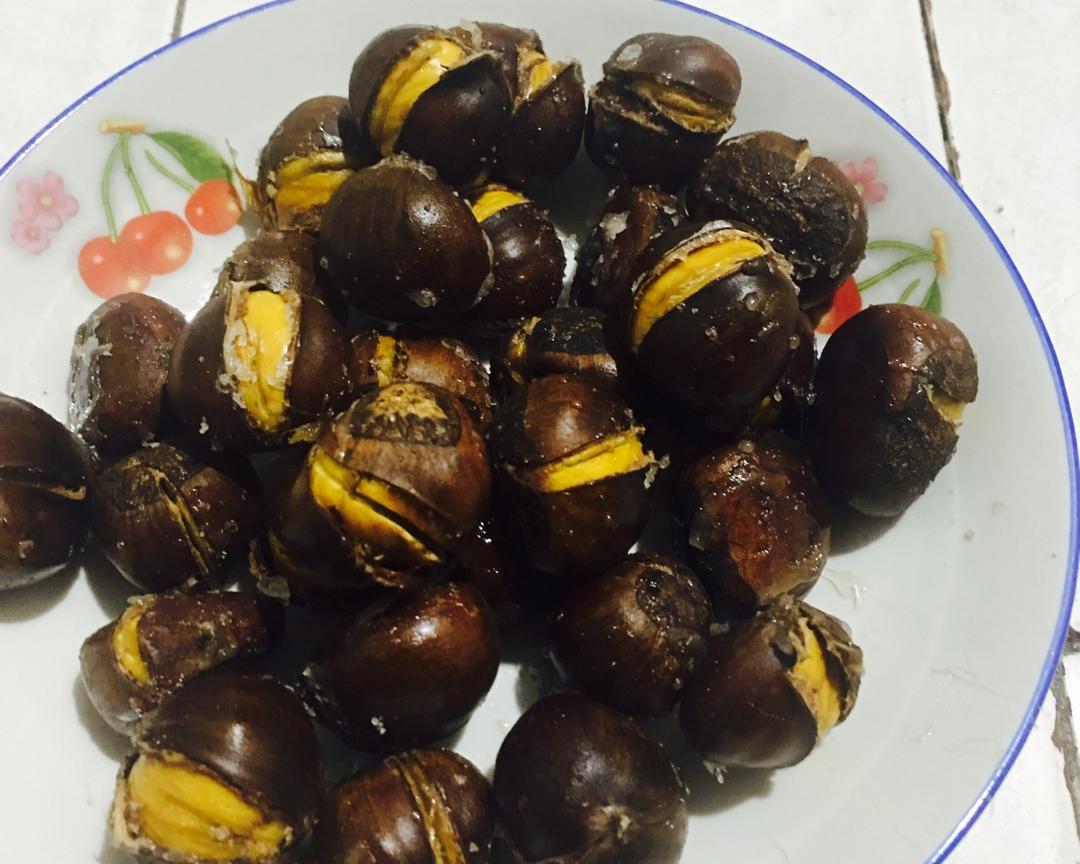 烤箱版糖炒板栗