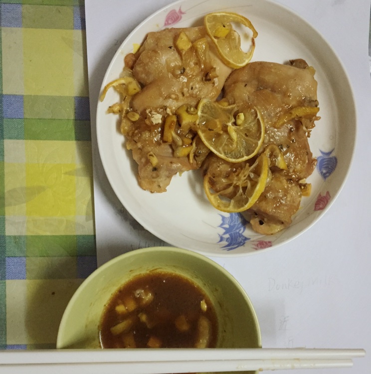 柠香鸡扒