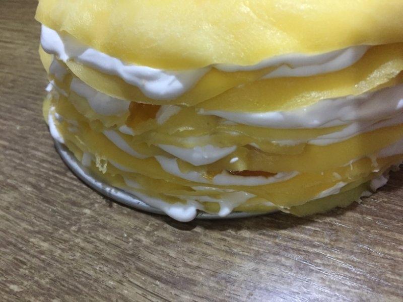 简单好吃的芒果千层蛋糕（面皮也可以通用做班戟）