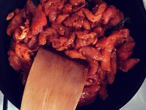 韩式辣酱猪肉炒面的做法 步骤6