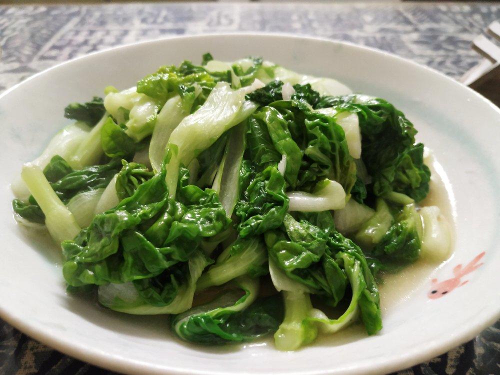 炝炒黄心菜