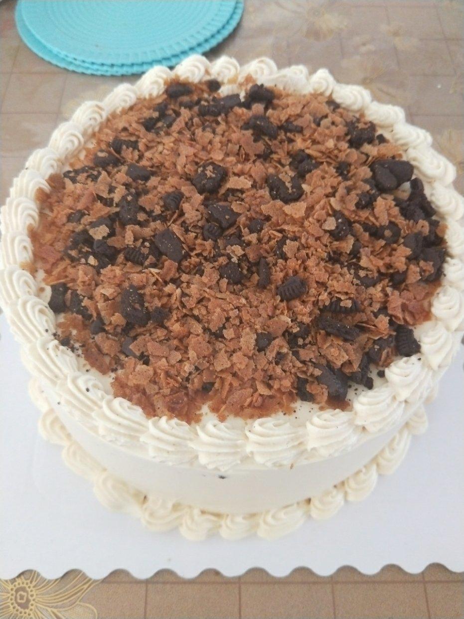 焦糖海盐生日蛋糕