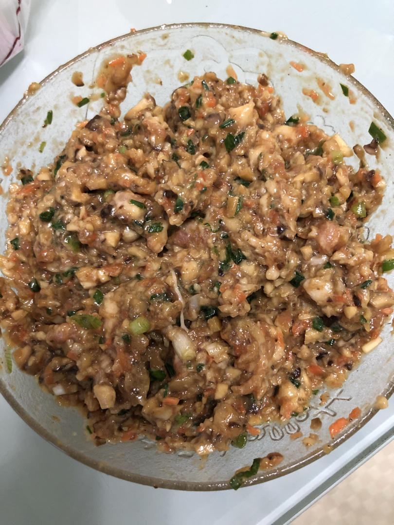 乖乖q47i做的香菇猪肉包子饺子馅