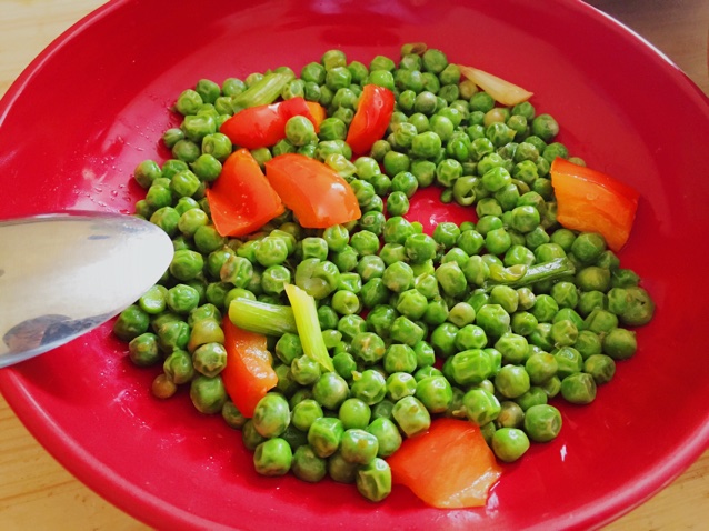 豌豆炒肉末