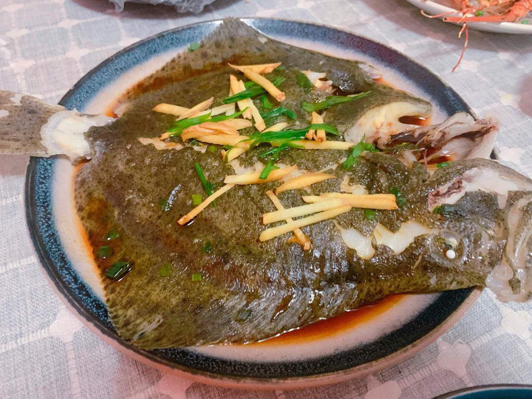 清蒸多宝鱼
