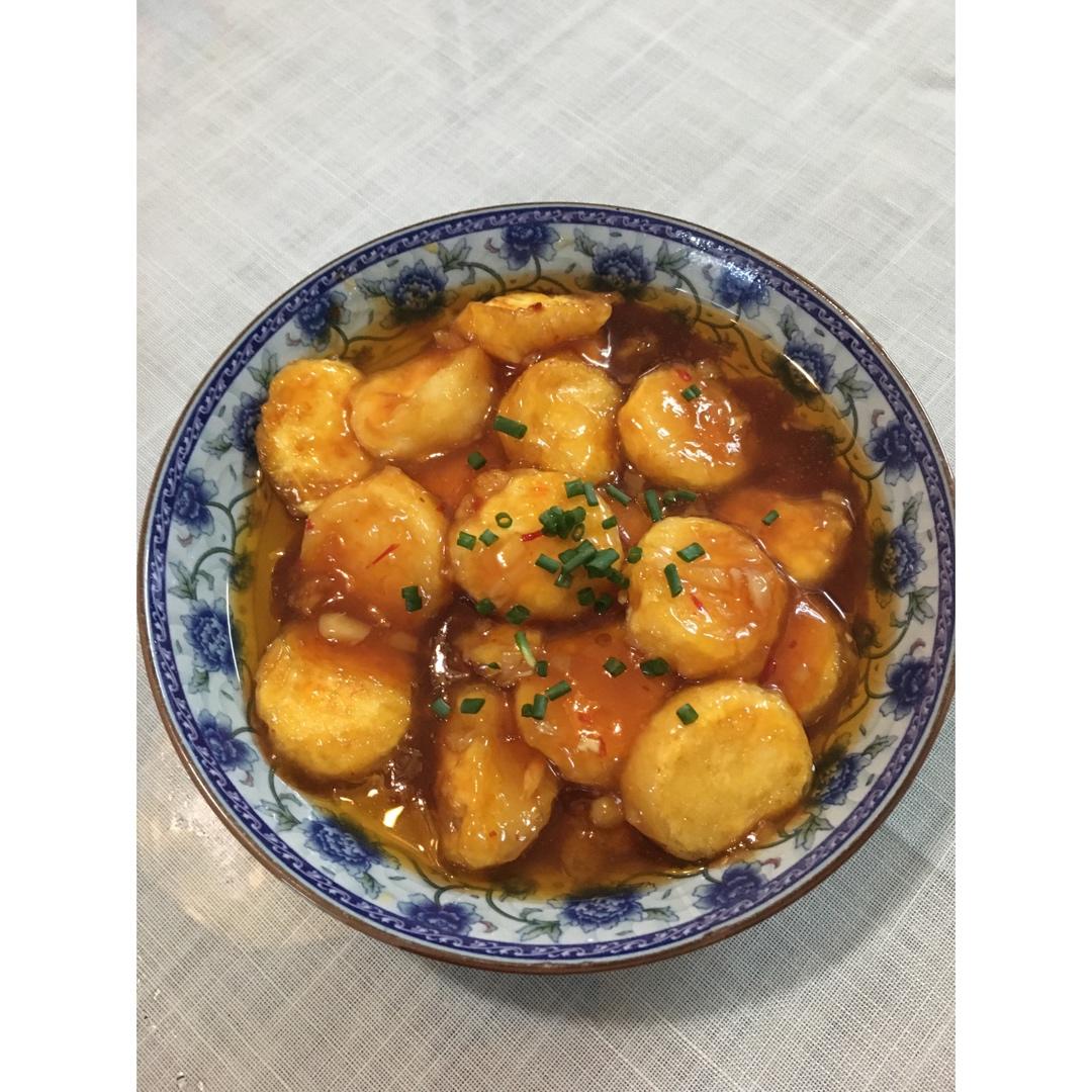 脆皮茄汁日本豆腐