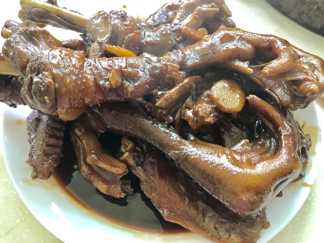 卤鹅掌鸭翅的做法