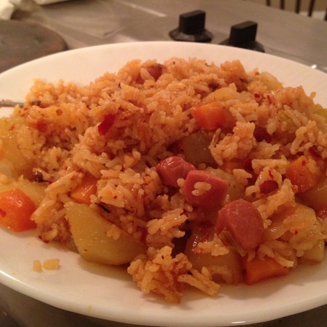 土豆焖饭（电饭锅版）