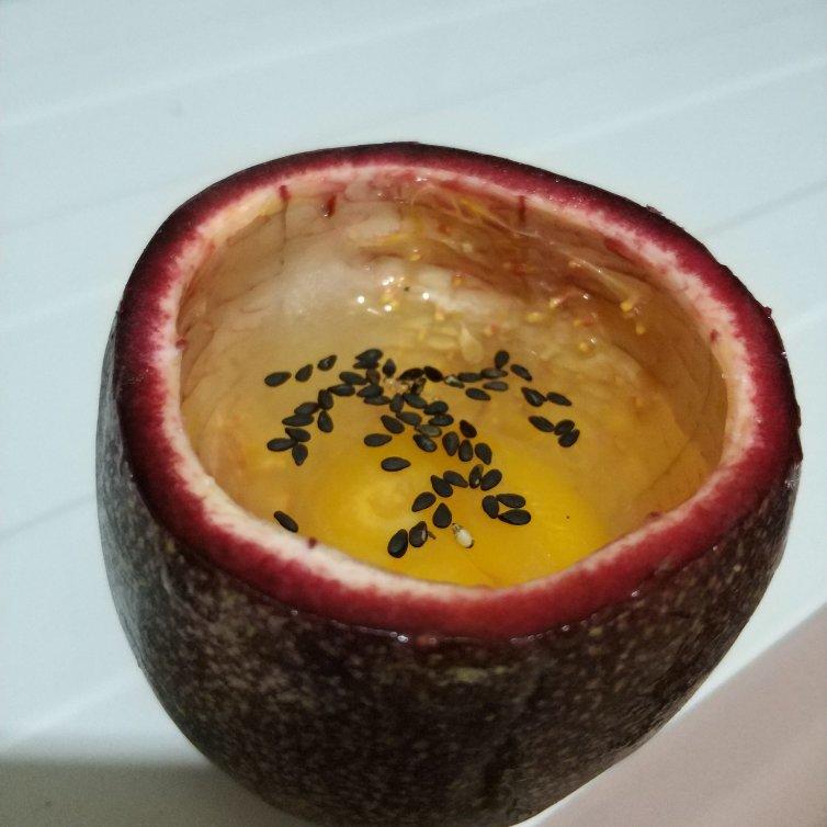 百香果蒸蛋