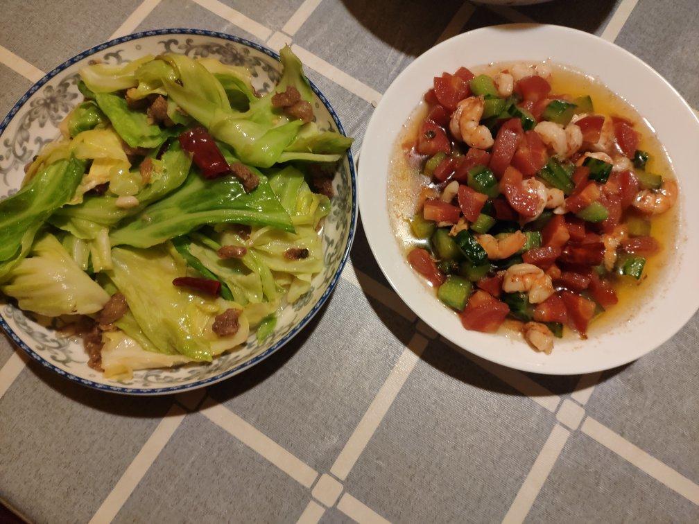 胡萝卜炒虾仁