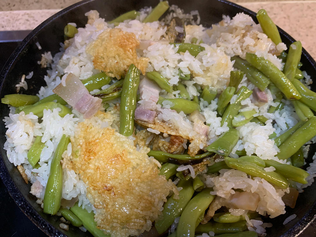 卷心菜胡萝卜咸肉菜饭