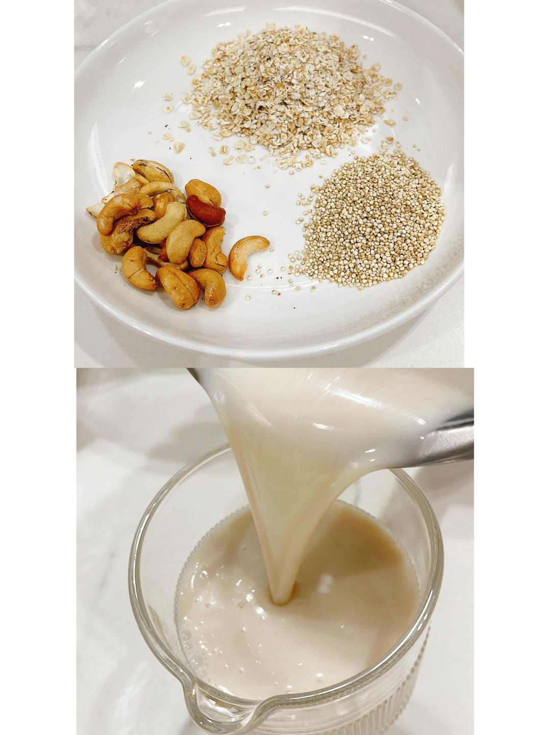 藜麦燕麦腰果奶的做法