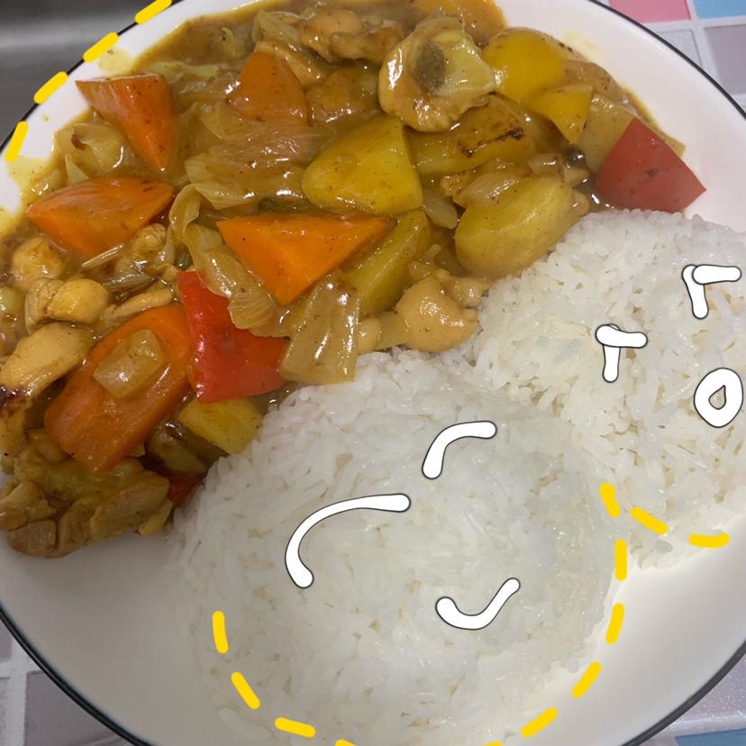 咖喱鸡肉饭