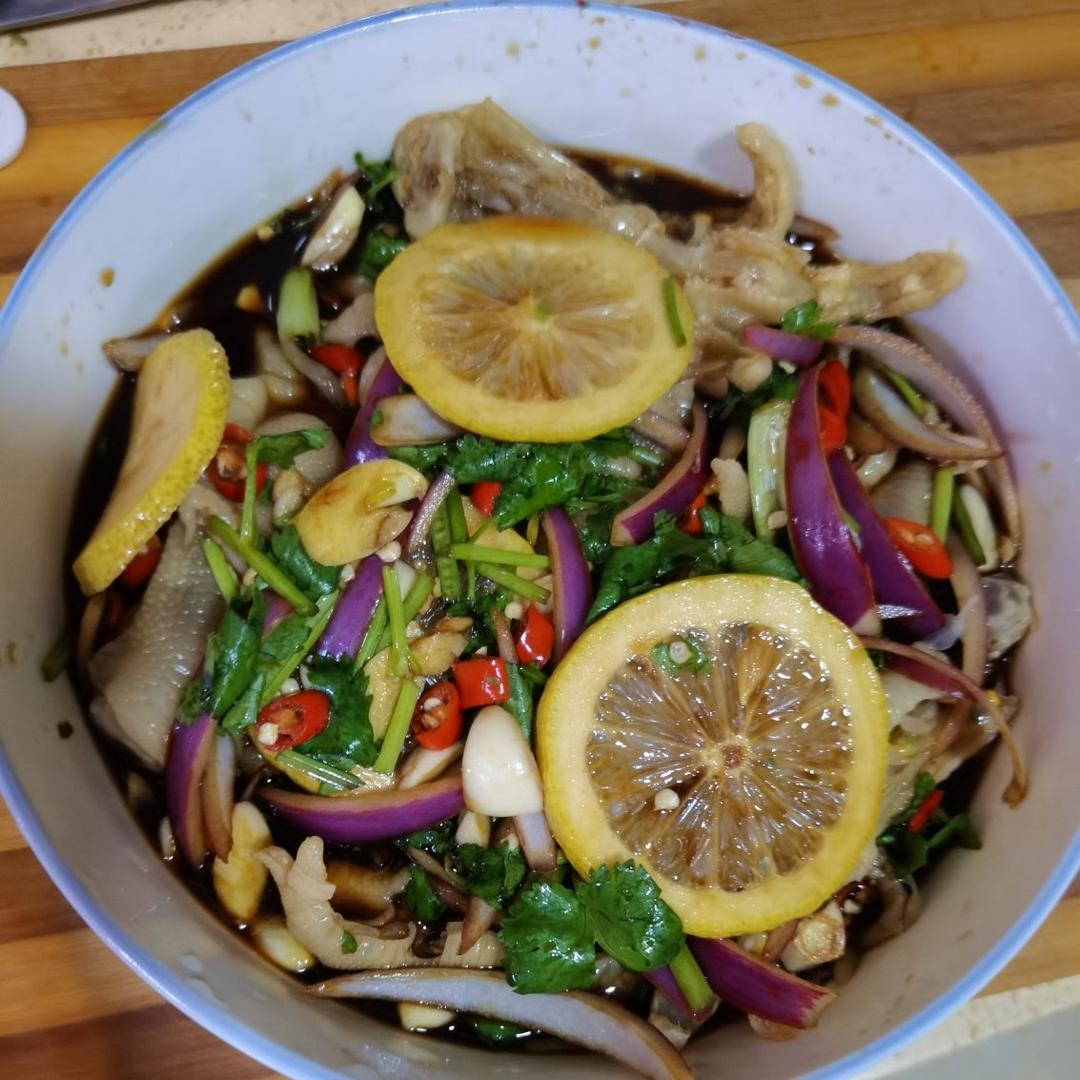 🍋柠檬百香果🌶️酸辣网红鸡爪