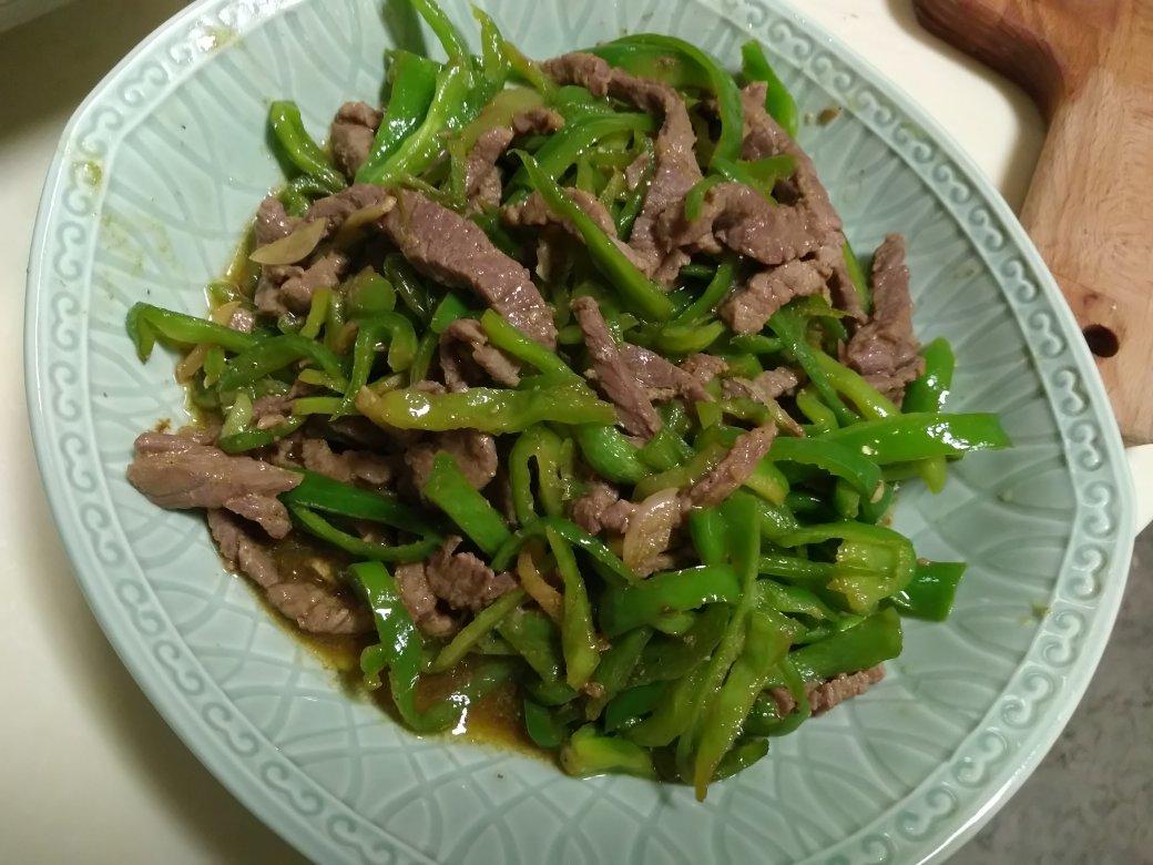 超级嫩的青椒牛肉丝