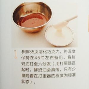 蛋黄甜奶酱的巧克力慕斯<熊谷裕子>的做法 步骤1