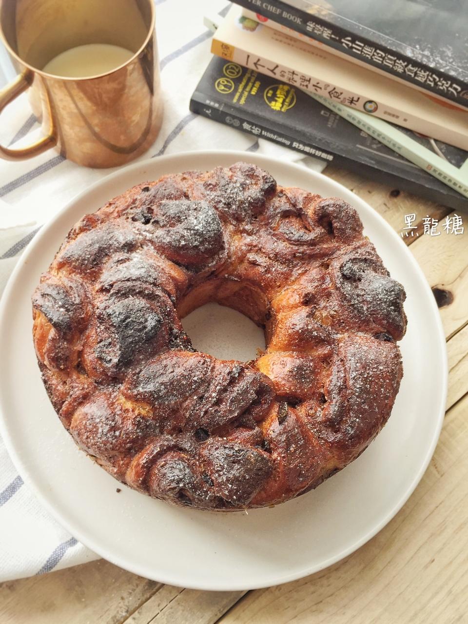 红糖肉桂核桃手撕面包