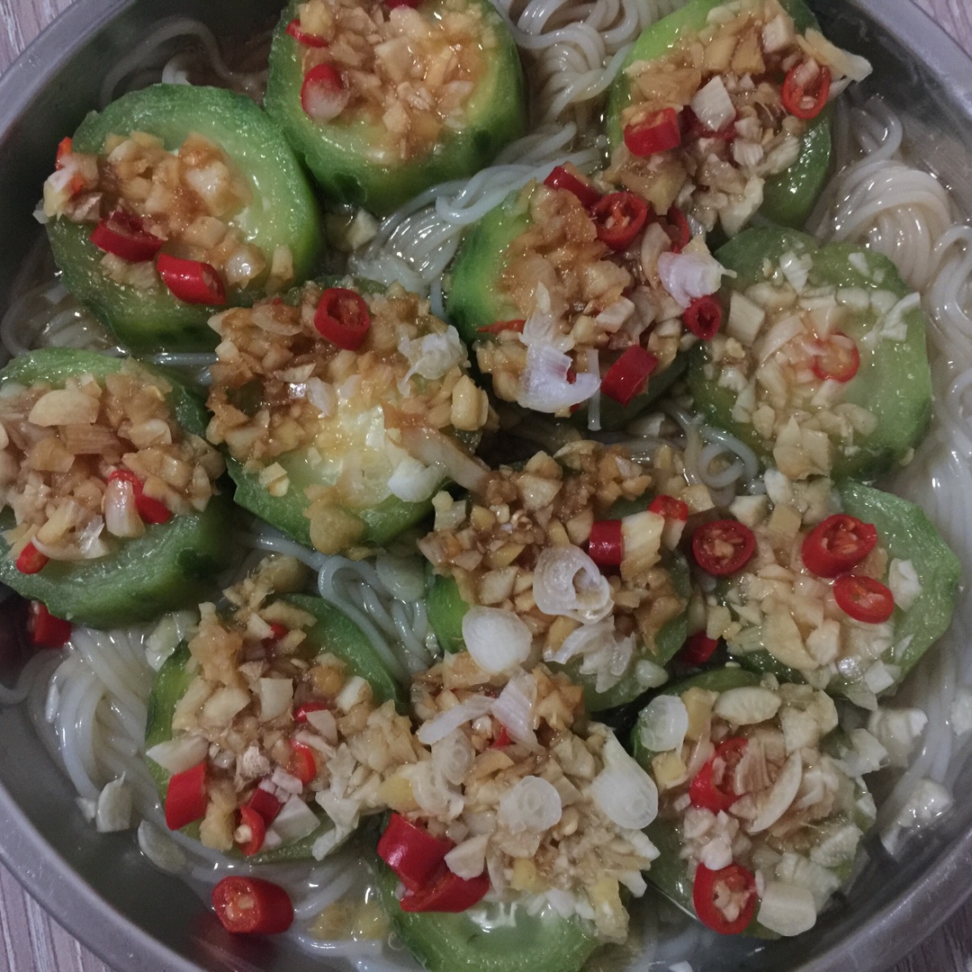 蒜蓉蒸丝瓜