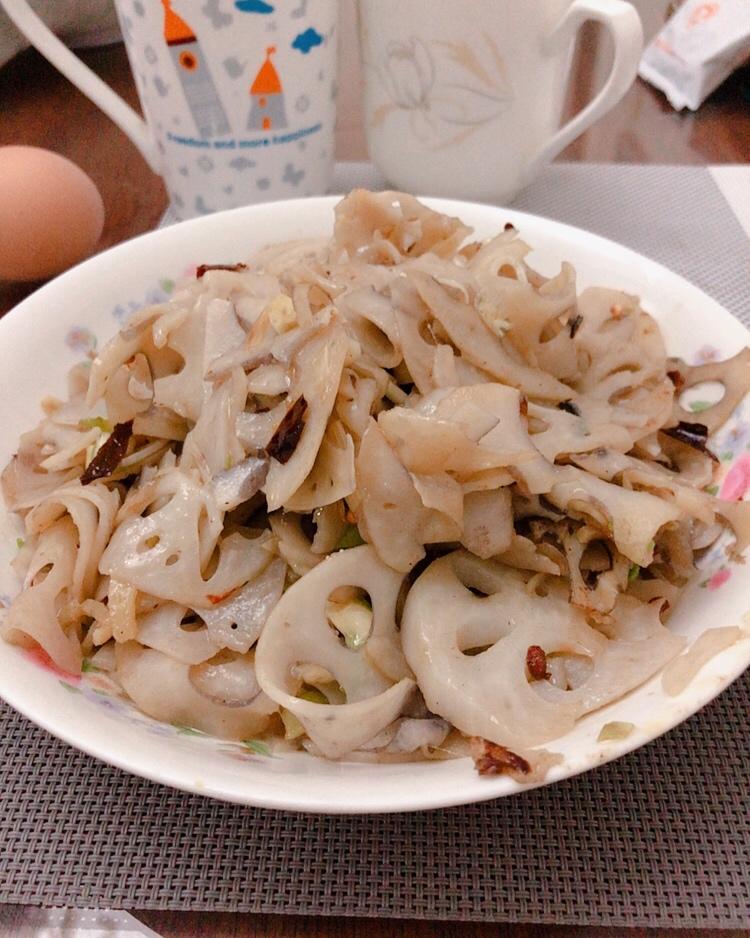 炝炒藕片