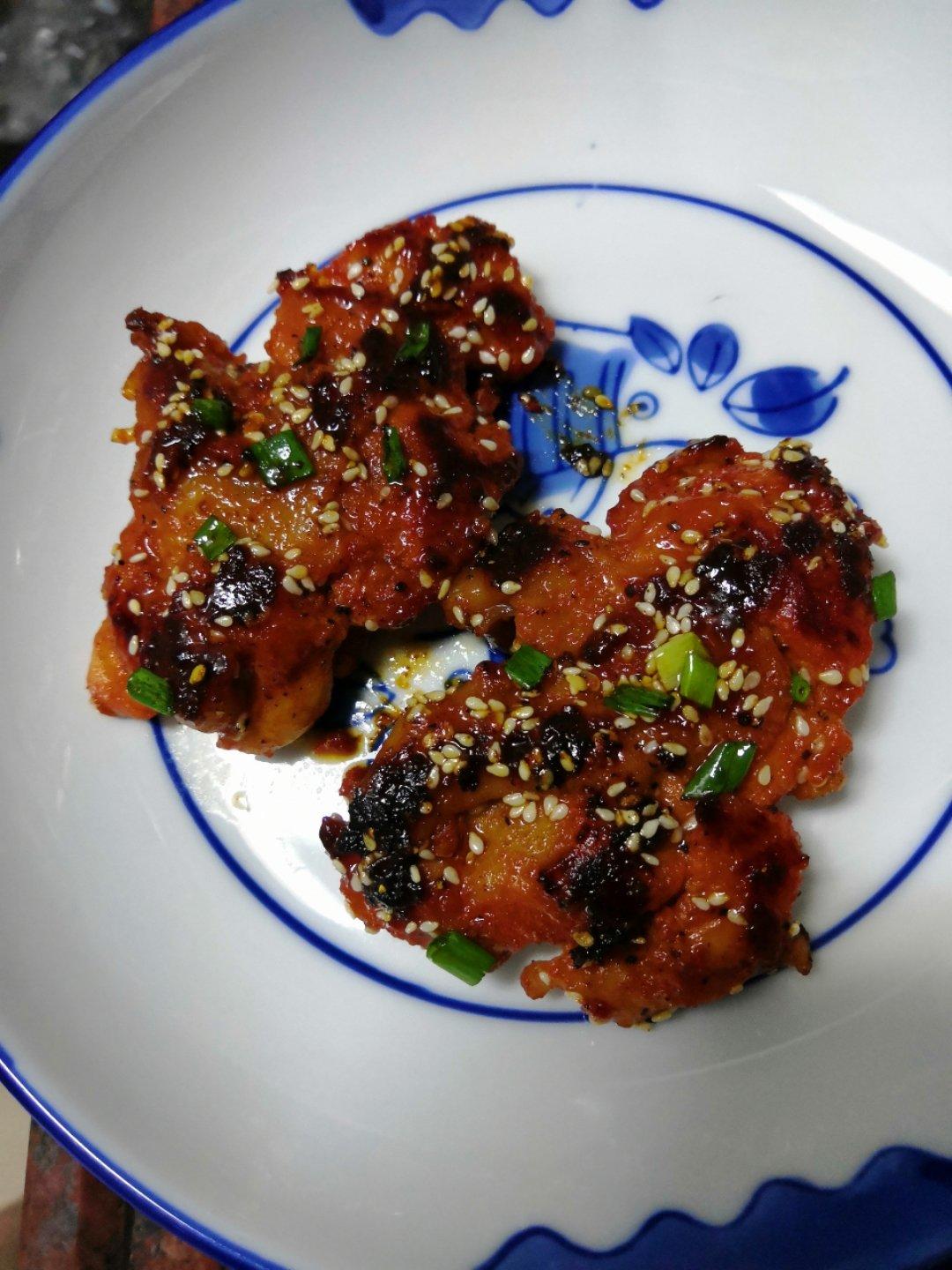 芝麻黑椒鸡扒