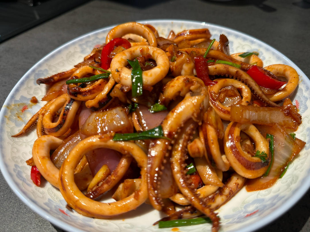 爆炒香辣鱿鱼
