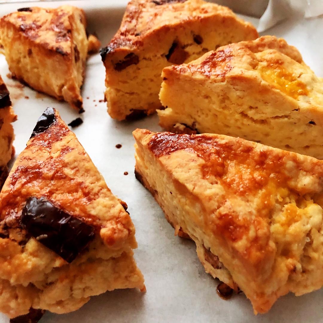 完胜星巴克的超美味酥脆司康 super easy crunched scone
